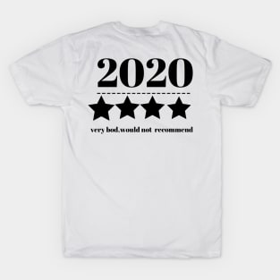 2020 very bod, would not recommend T-Shirt